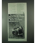 1967 Miranda Camera Ad - The Surprising Thing - £14.55 GBP