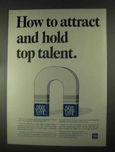 1967 New York Life Insurance Ad - Attract Top Talent - £14.78 GBP