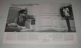 1967 Polaroid/American Optical TV Trainer Ad - The Boy - £14.54 GBP