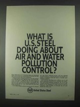 1967 United States Steel Ad - Air and Water Pollution - £14.78 GBP