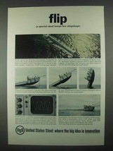 1967 United States Steel Ad - Flip Keeps Shipshape - £14.62 GBP