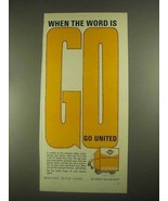 1967 United Van Lines Ad - When The Word is Go - £14.78 GBP