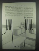 1967 Western Electric Ad - Computer Designs Filters - £14.50 GBP