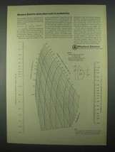 1967 Western Electric Ad - Short Cuts to Probability - £14.50 GBP