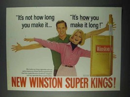 1967 Winston Super Kings Cigarettes Ad - Make it Long - £14.60 GBP