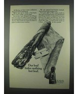 1967 Bering Cigars Ad - Our Leaf Hides Nothing But Leaf - $18.49