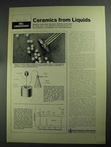 1968 Bell Telephone Ad - Ceramics From Liquids - £14.61 GBP