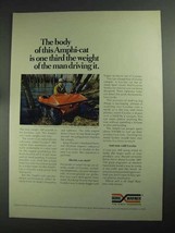 1968 Borg Warner Amphi-Cat Ad - Third the Weight of Man - £14.54 GBP