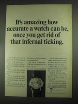 1967 Bulova Accutron Calendar AD Watch Ad - Amazing - £14.46 GBP