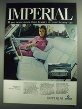 1968 Chrysler Imperial Crown Four-Door Hardtop Ad - $18.49