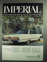 1968 Chrysler Imperial LeBaron Ad - More than Luxury - £13.89 GBP