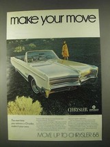 1968 Chrysler 300 Convertible Ad - Make Your Move - £14.44 GBP