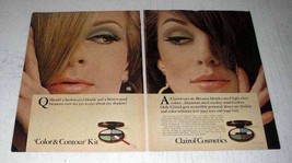 1967 Clairol Cosmetics Color &amp; Contour Kit Ad - £14.48 GBP