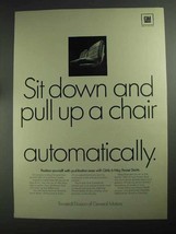 1968 GM Ternstedt 6-Way Power Seats Ad - Pull Up - £14.78 GBP