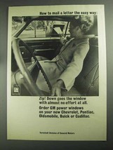 1968 GM Ternstedt Power Windows Ad - Mail a Letter - $18.49