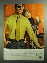 1968 Hathaway Shirts Ad - Golden Age of Hollywood - £14.50 GBP