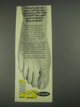 1967 Dr. Scholl&#39;s Zino-Pads Ad - Doesn&#39;t Make Any Sense - £14.78 GBP