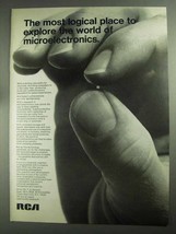 1968 RCA Microelectronics Ad - Most Logical Place - $18.49