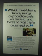 1967 General Electric Computer Time-Sharing Service Ad - £14.74 GBP