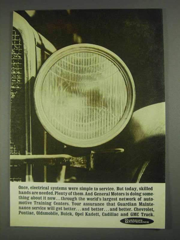 1967 GM General Motors Ad - Electrical Systems Simple - $18.49