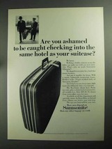 1968 Samsonite Silhouette Two-Suiter Luggage Ad - £14.78 GBP