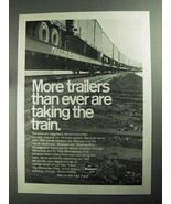 1968 The Milwaukee Road Railroad Ad - More Trailers - £14.78 GBP