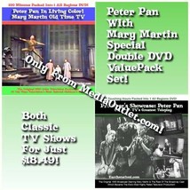 Mary Martin As Peter Pan Special 2 DVD ValuePack Both TV Shows - $34.95