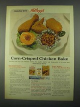 1967 Kellogg's Corn Flake Crumbs Ad - Chicken Bake - £14.78 GBP