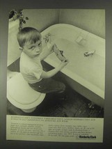 1967 Kimberly-Clark Texoprint Paper Ad - Impervious - £14.65 GBP