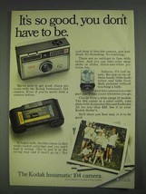 1967 Kodak Instamatic 104 Camera Ad - It&#39;s So Good - £14.50 GBP