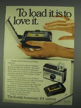 1967 Kodak Instamatic 104 Camera Ad - To Load It - $18.49