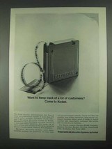 1967 Kodak Recordak Microfilm Systems Ad - Keep Track - £14.55 GBP