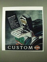 1989 Harley-Davidson Rugged Sport Luggage Rack Ad - £14.55 GBP