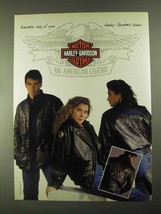 1990 Harley-Davidson MotorClothes Ad - Only At your Dealer - $18.49