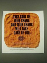 1994 Harley-Davidson Genuine Oil Ad - Care of Crank - £14.55 GBP