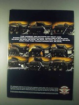 1996 Harley-Davidson Seats &amp; Saddlebags Ad - Black - £14.57 GBP