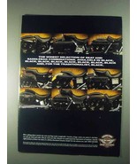 1996 Harley-Davidson Seats &amp; Saddlebags Ad - Black - £14.78 GBP