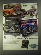 1998 Drag Specialties Pipes Ad - Vance Hines, Bub - £14.74 GBP