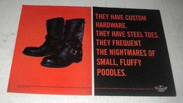 1998 Harley-Davidson MotorClothes Boots Ad - $18.49