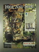 1998 Rocky AnkleFit Rubber Boots Ad - Hide and Seek - £14.76 GBP