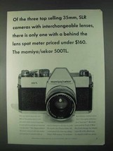 1967 Mamiya/Sekor 500TL Camera Ad - Top Selling - $18.49