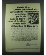 1967 Marathon Oil Ad - Alaskan Oil - £14.55 GBP