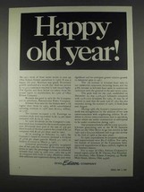 1967 Ohio Edison Company Ad - Happy Old Year - £14.55 GBP