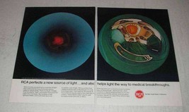 1967 RCA Electronics Ad - Perfects New Source of Light - $18.49