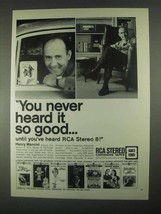 1967 RCA Stereo 8 Cartridge Tapes Ad - Henry Mancini - $18.49