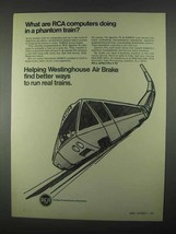 1967 RCA Spectra 70 Computer Ad - Phantom Train - $18.49