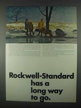 1967 Rockwell-Standard Corporation Ad - Long Way to Go - £14.55 GBP