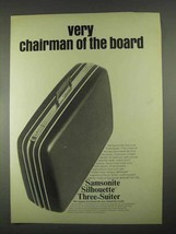 1967 Samsonite Silhouette Three-Suiter Ad - Chairman - £14.62 GBP