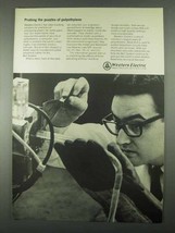 1967 Western Electric Ad - Puzzles of Polyethylene - £14.50 GBP