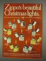 1967 Zippo Lighters Ad - Beautiful Christmas Lights - £14.78 GBP